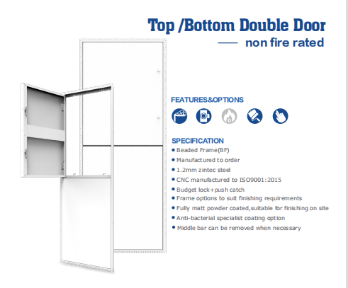 Top /Bottom Double Door 