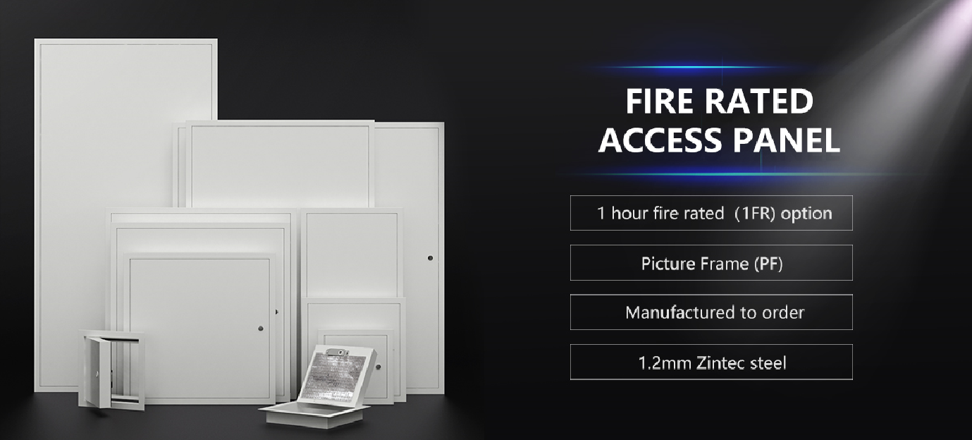A Fire Rated Access Panel is needed .