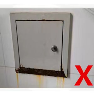 How to repair the access ports of kitchen and bathroom？