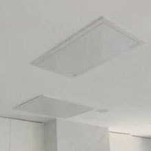 Central air conditioner access hole.