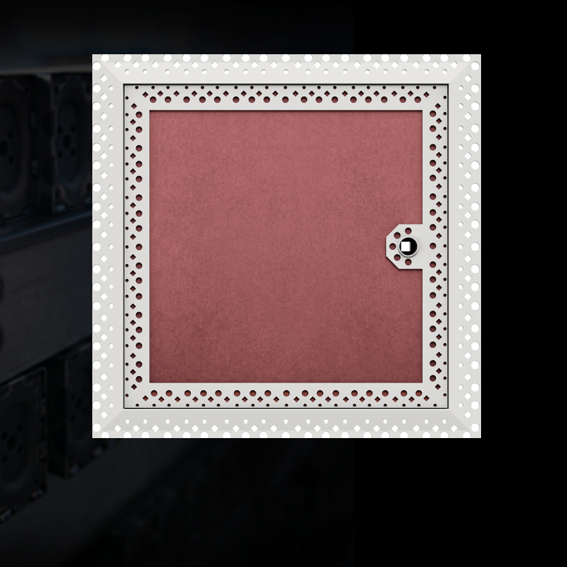 The method of installing inspection ports after decoration is completed.