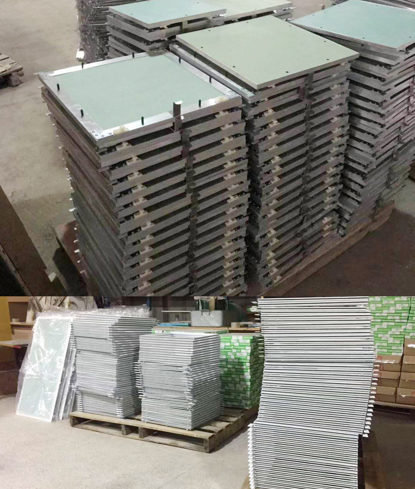 What are the main components of gypsum board?