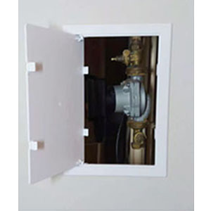 Is it okay to leave no access panel in the sewer pipe?
