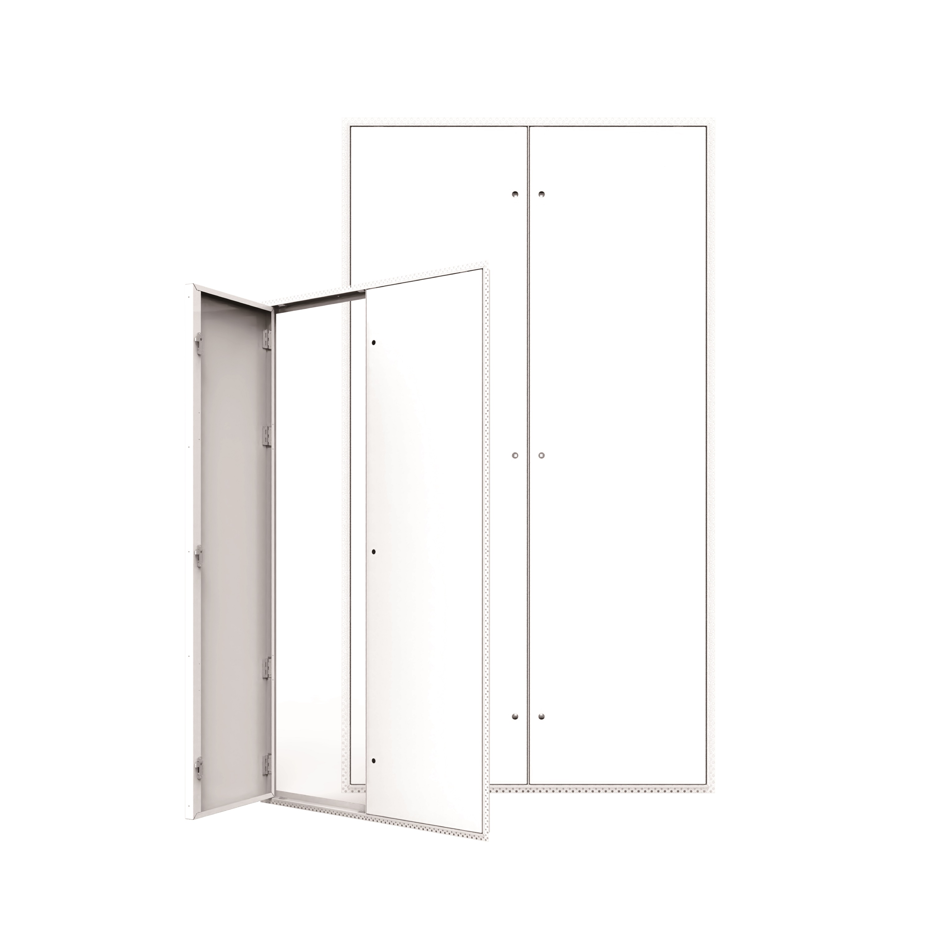 What is a large-opening access panel?