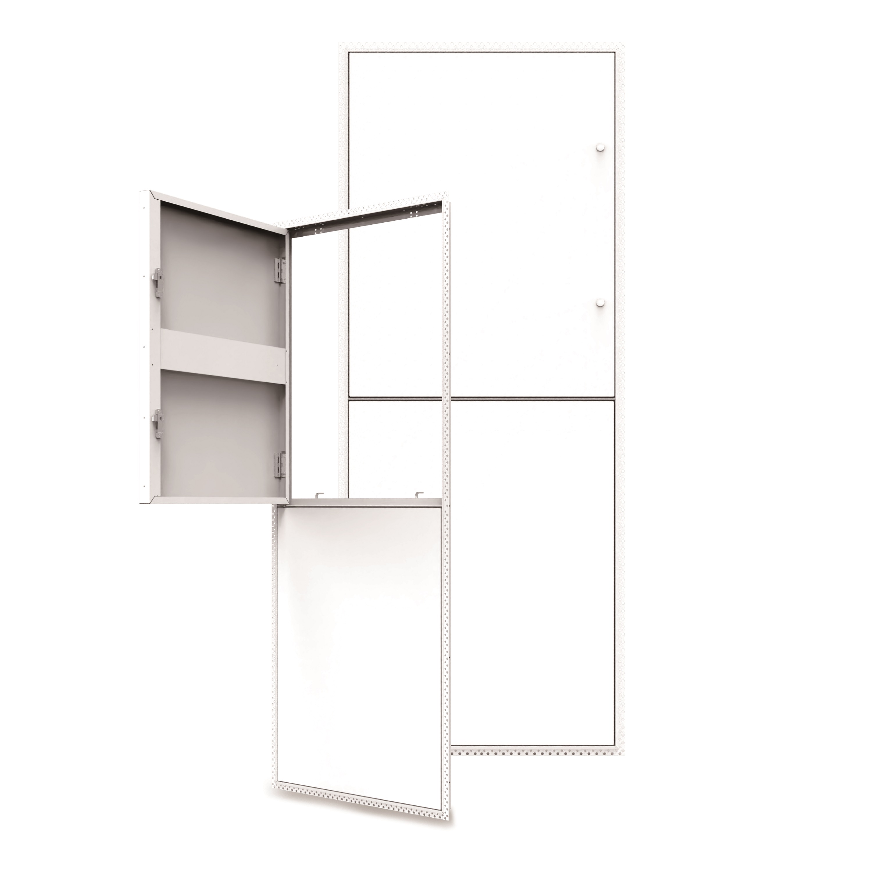 What are some practical applications for oversized access panels?