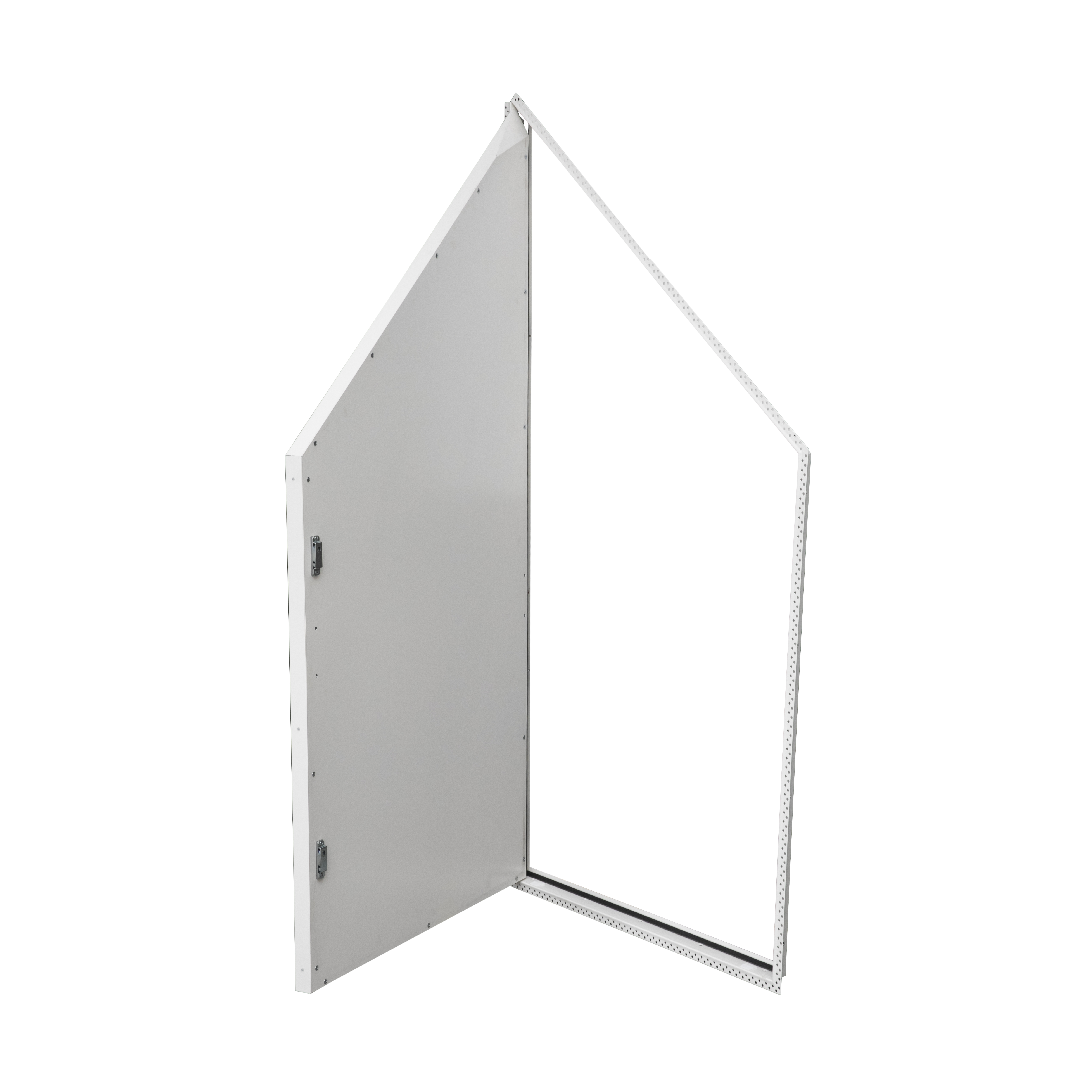 Inch Double Outdoor Kitchen Door Stainless Steel Flush Mount Door