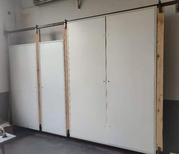 Installation process of access door.
